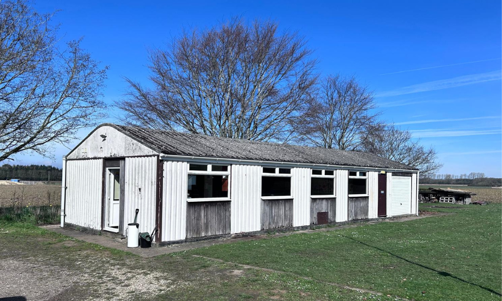 The old scout hut before demolition